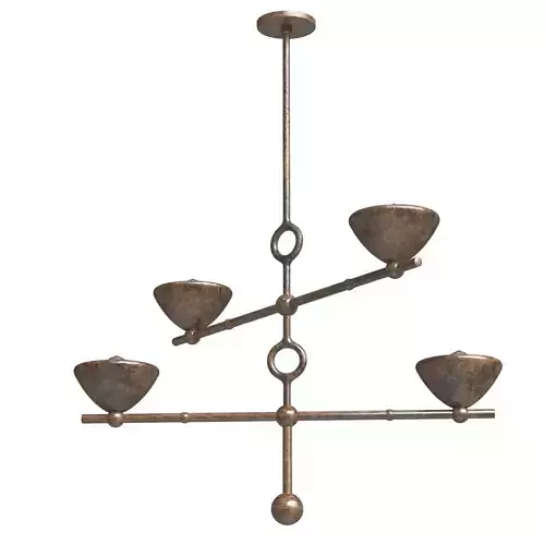 Vishal Chandelier Troy Lighting 3D model
