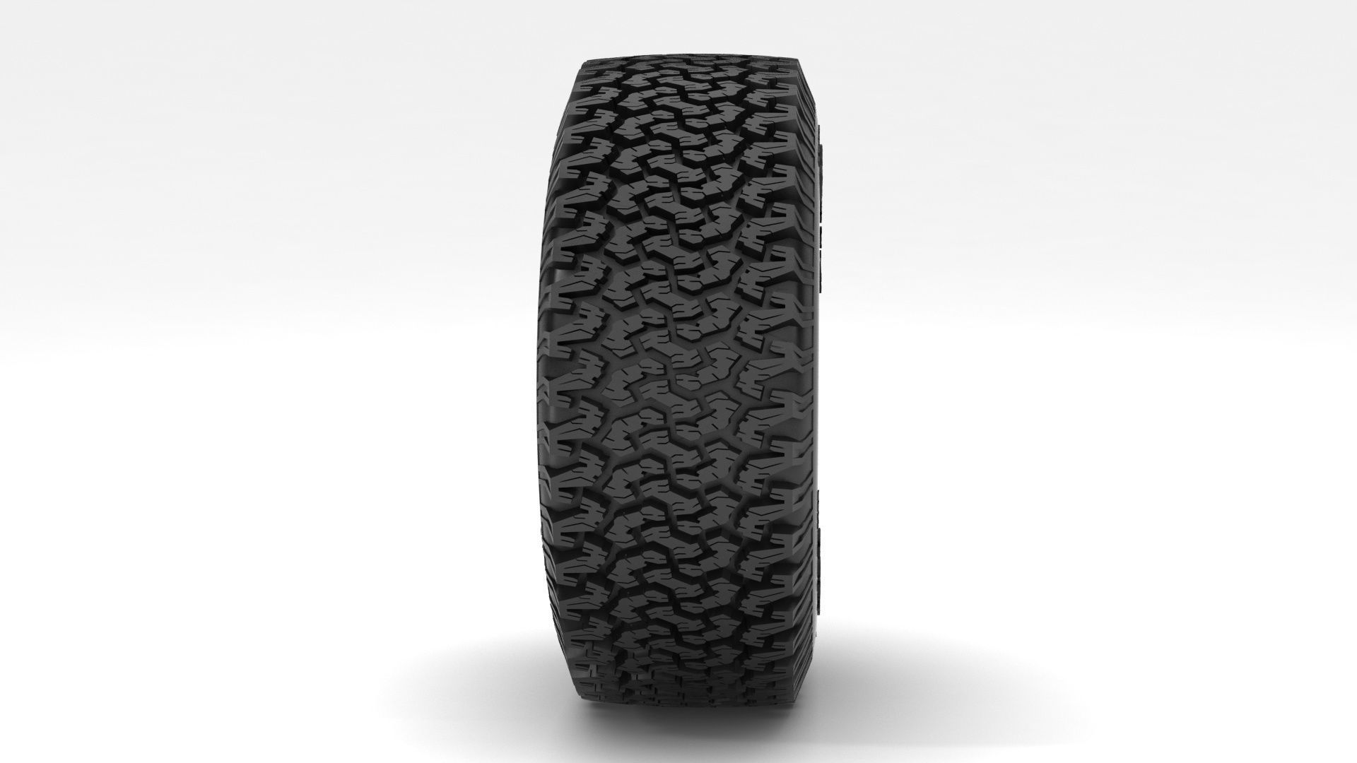 OFF ROAD WHEEL AND TIRE 3D model_2