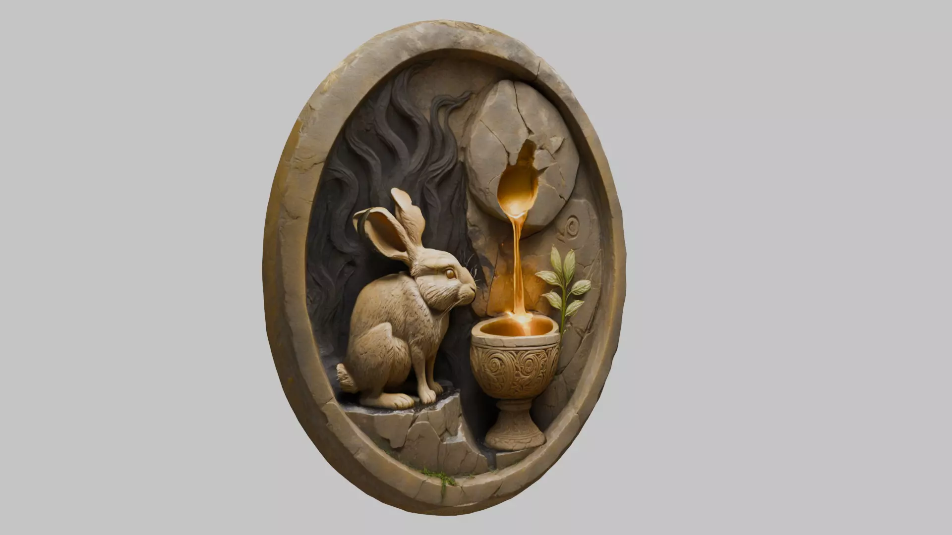 Mystical Transmutation Device Low-poly 3D model_1