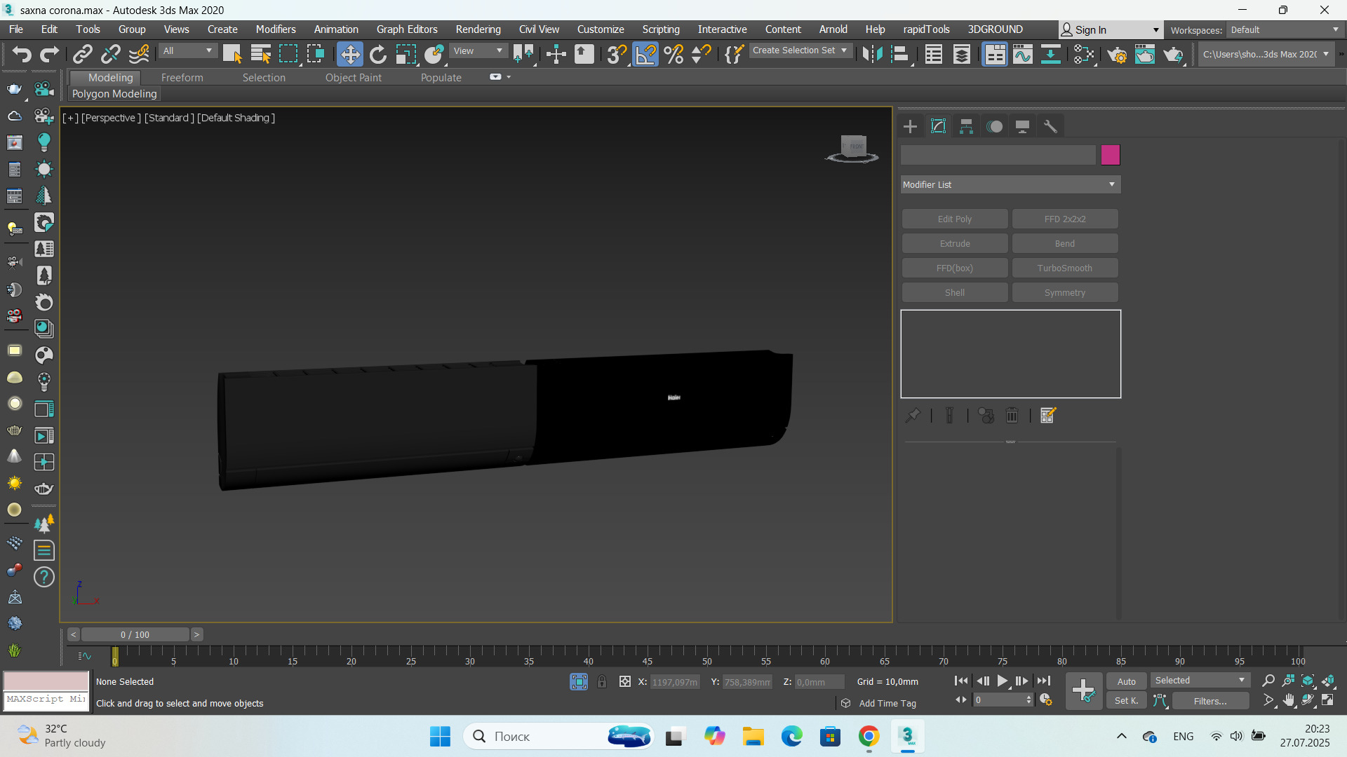 Haier AC Italy Flexis Plus 3D model_4