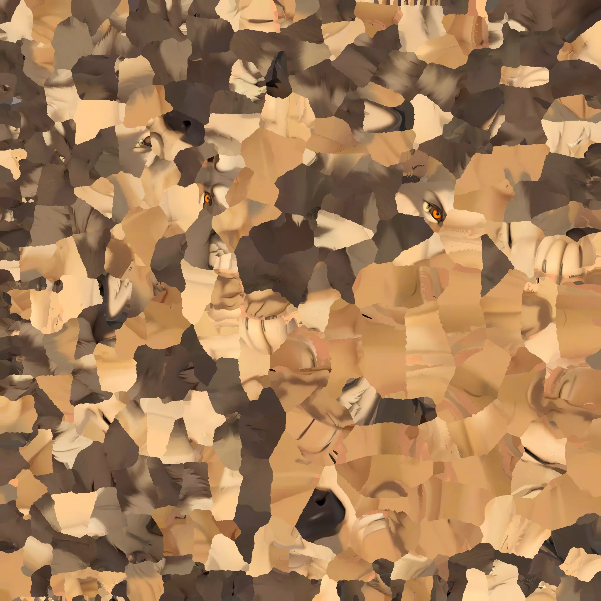 Lord Brahma Hindu creature Low-poly 3D model_9