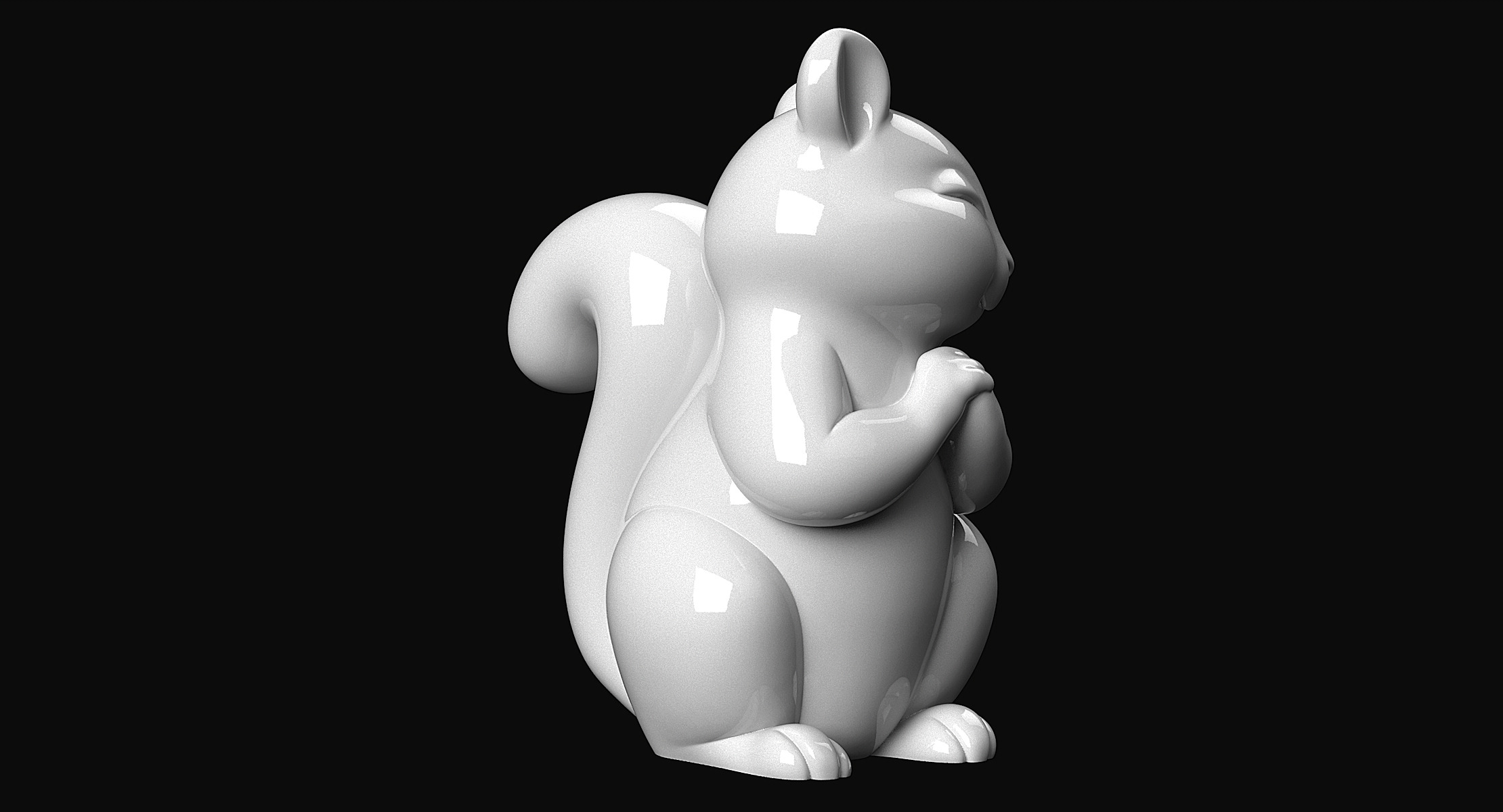 Squirrel 3D print model_6