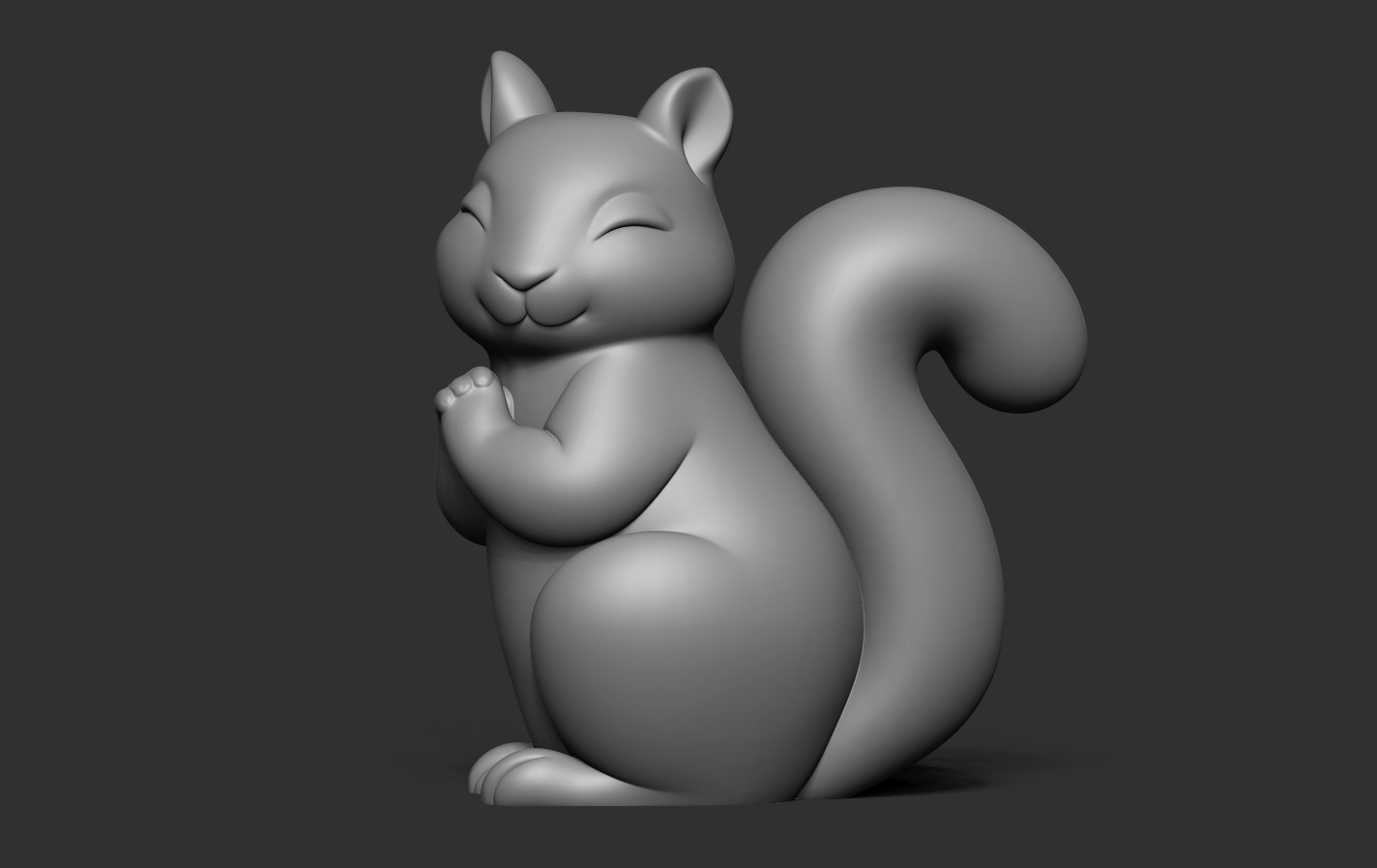 Squirrel 3D print model_11