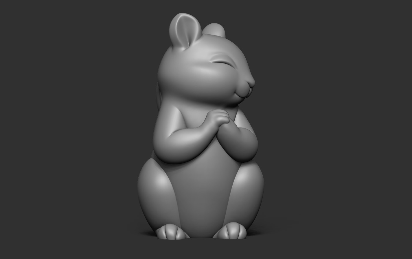 Squirrel 3D print model_17