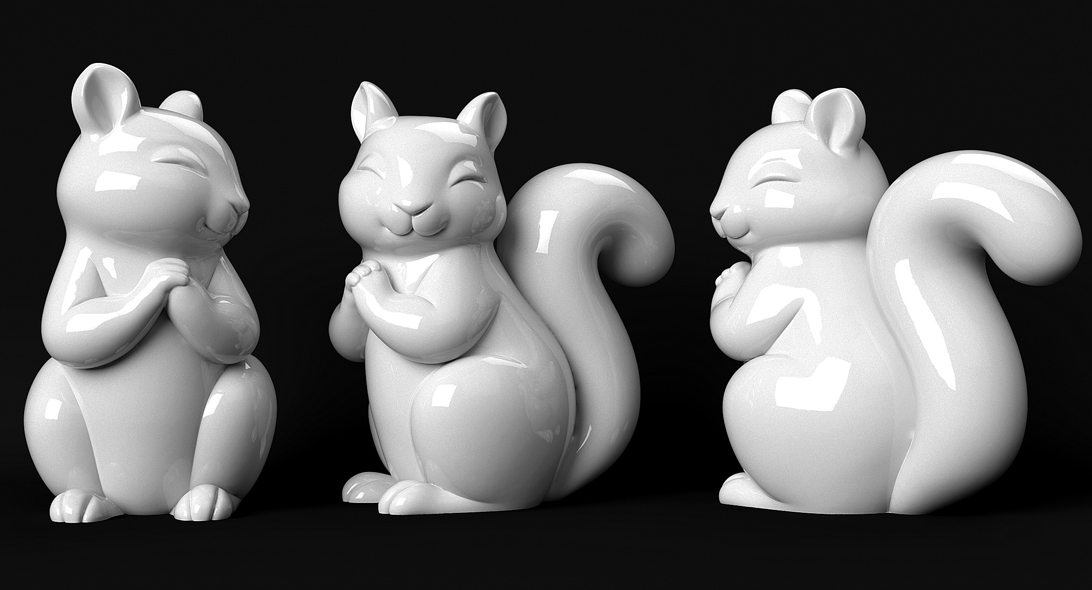 Squirrel 3D print model_8