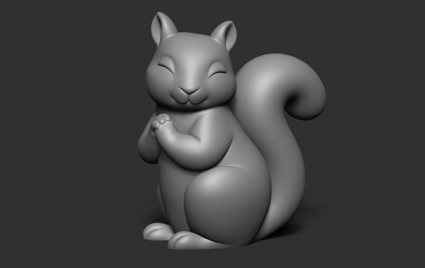 Squirrel 3D print model_10