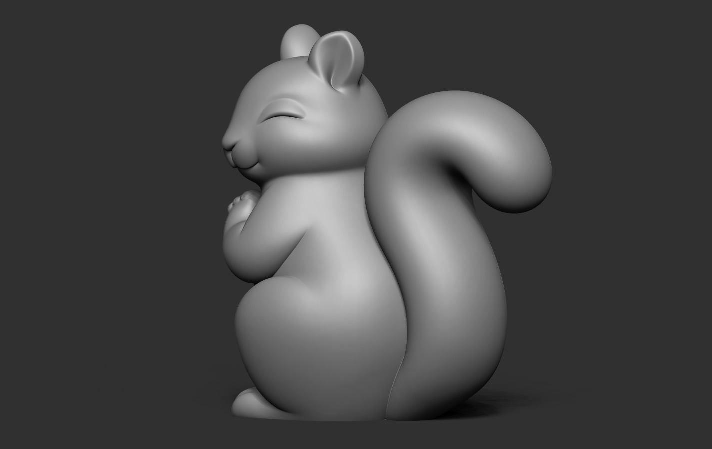 Squirrel 3D print model_12