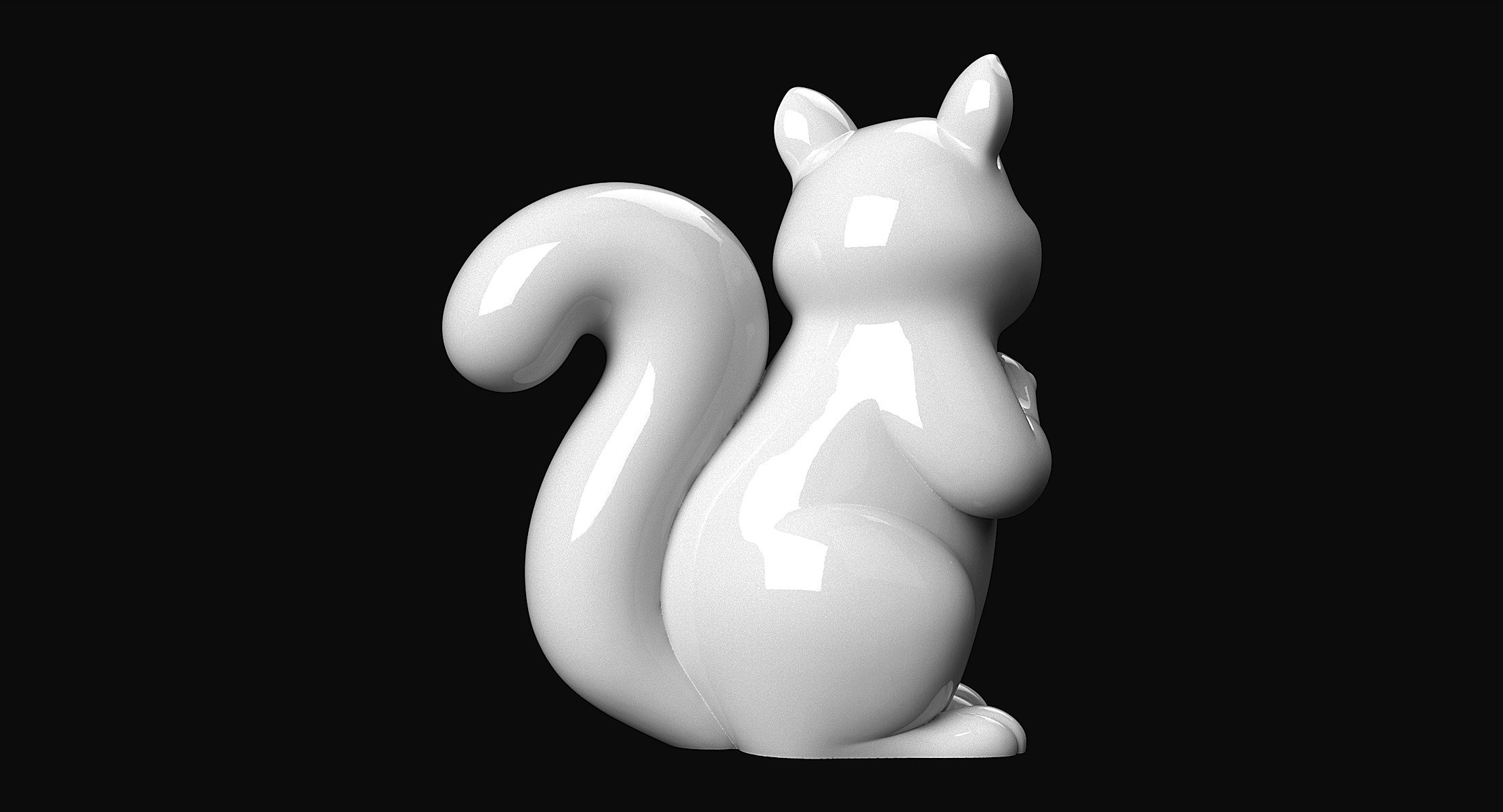 Squirrel 3D print model_5
