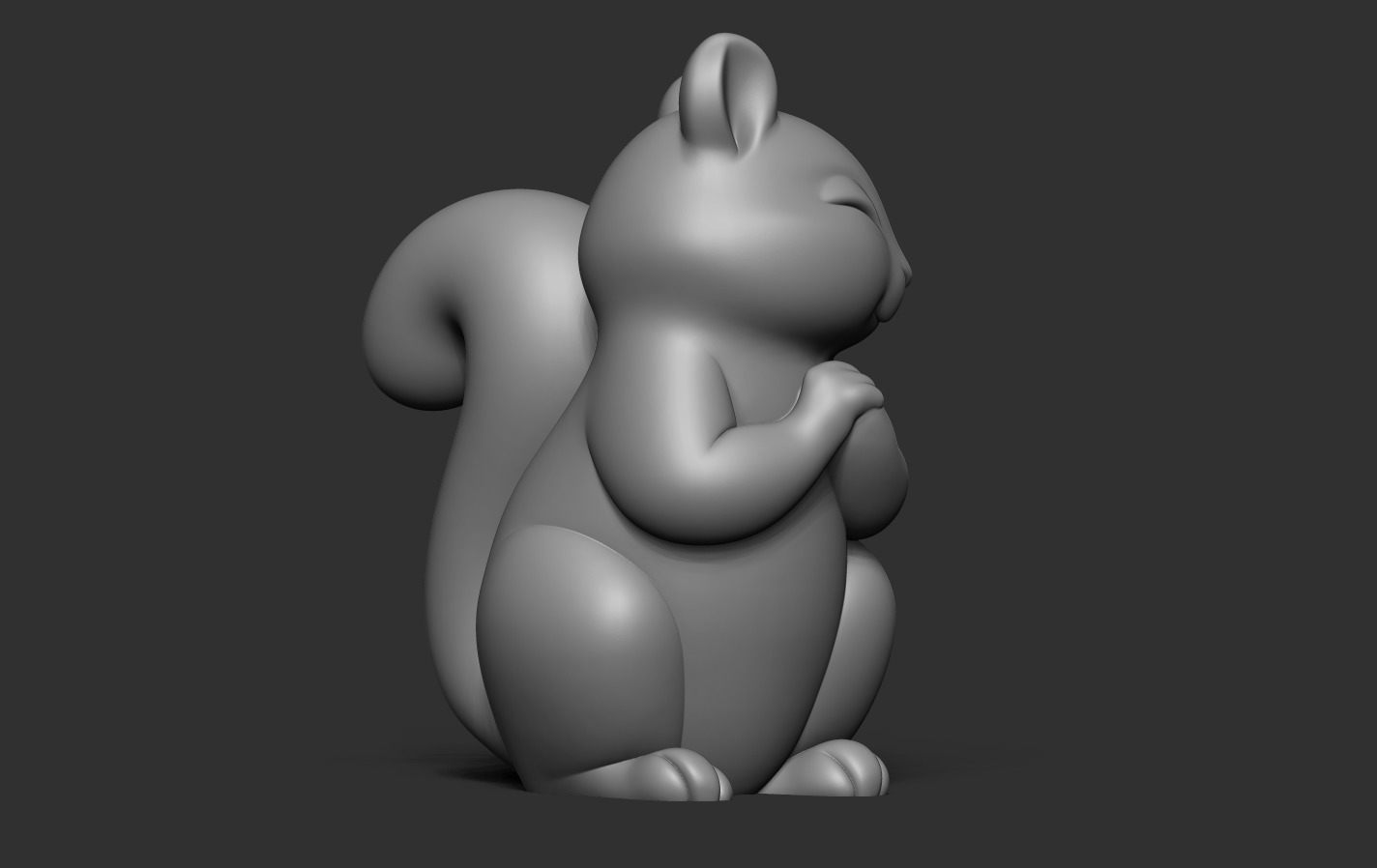 Squirrel 3D print model_16