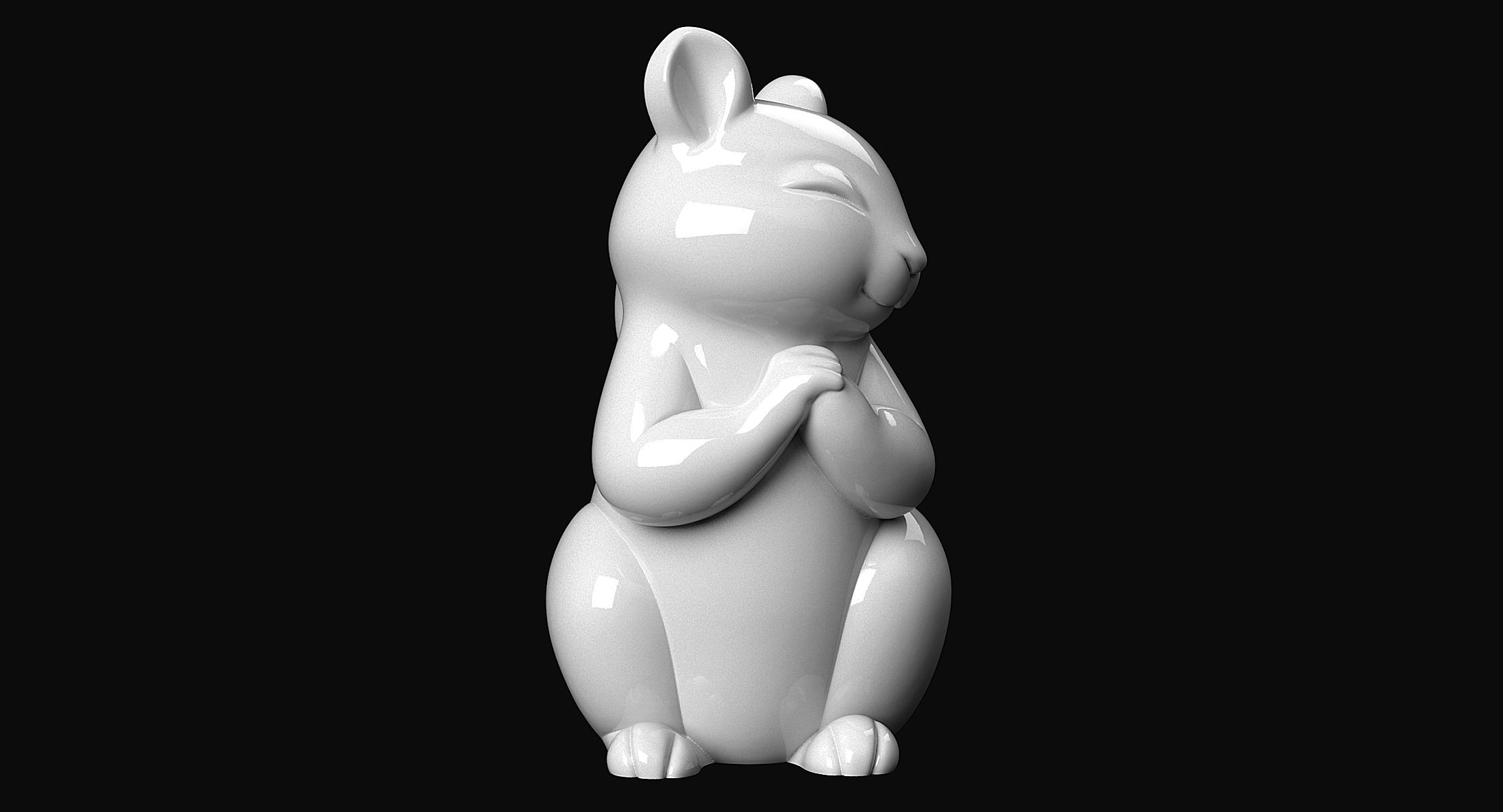Squirrel 3D print model_7