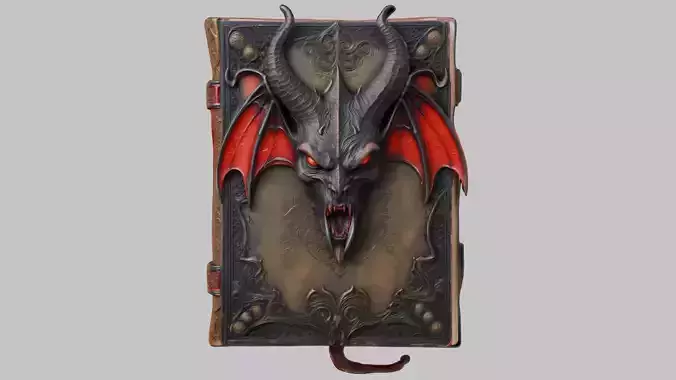 Infernal Grimoire - Detailed 3D Model