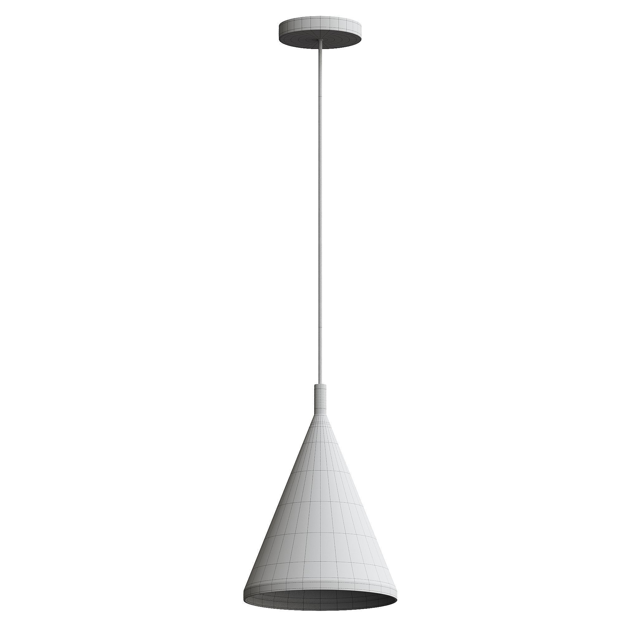 Dorothy Tall Cone Pendant 3D model_2
