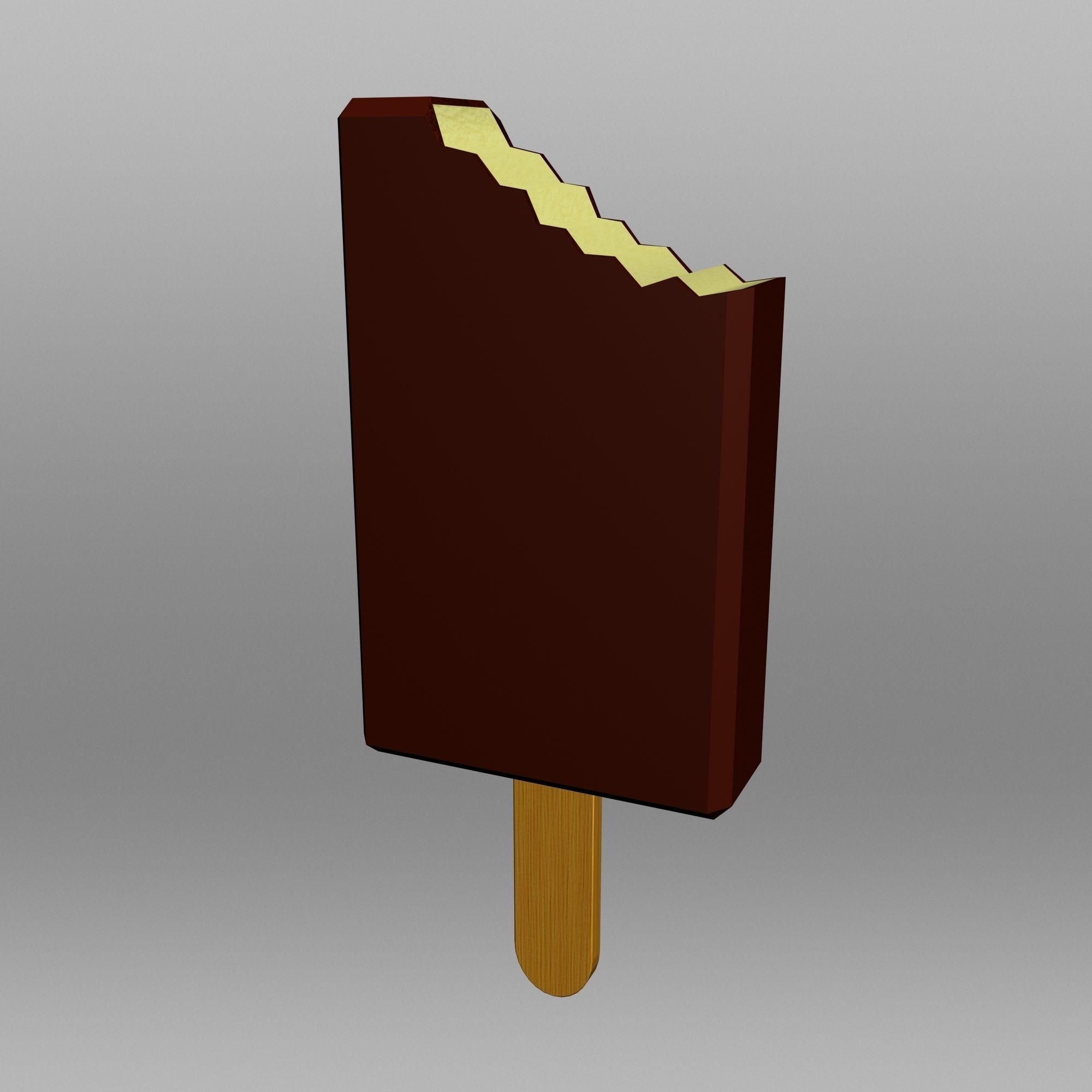 Ice-cream ice cream popsicle Free low-poly 3D model_2