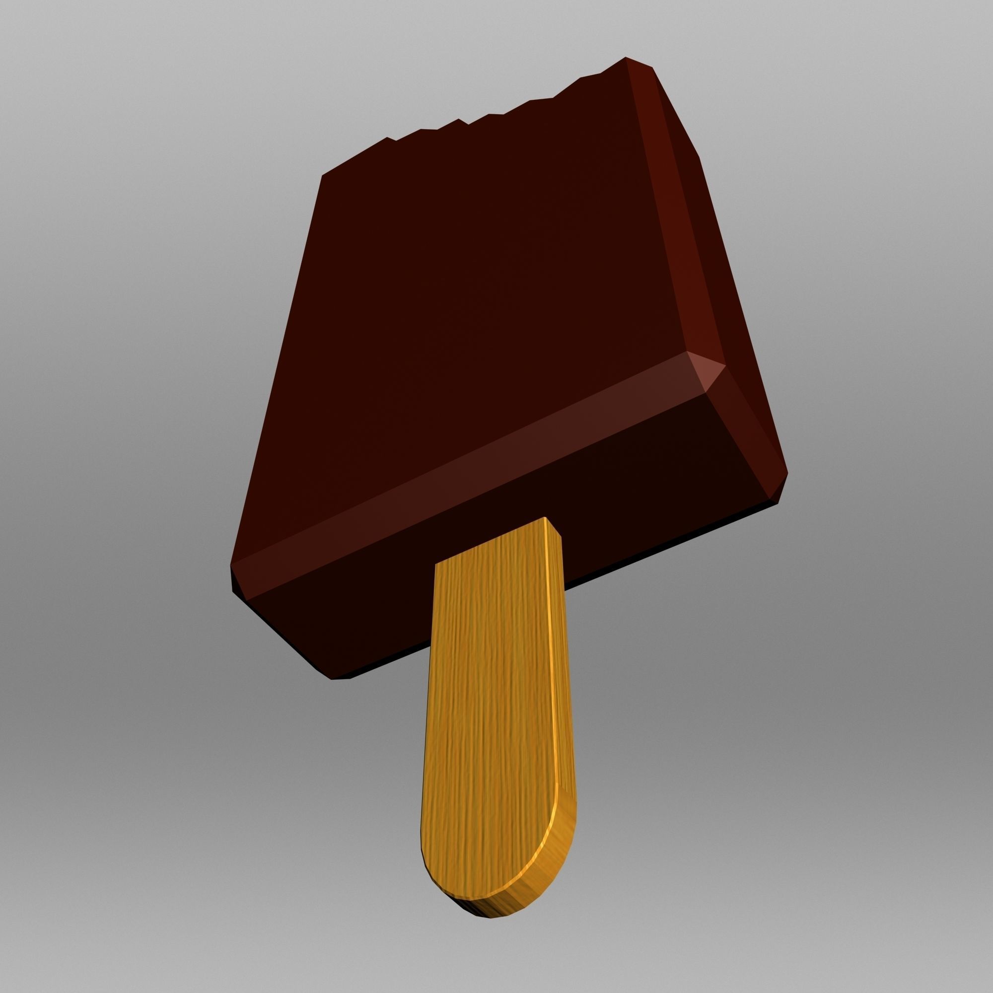 Ice-cream ice cream popsicle Free low-poly 3D model_3
