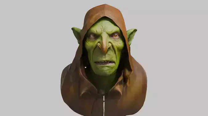 Stylized Goblin Head