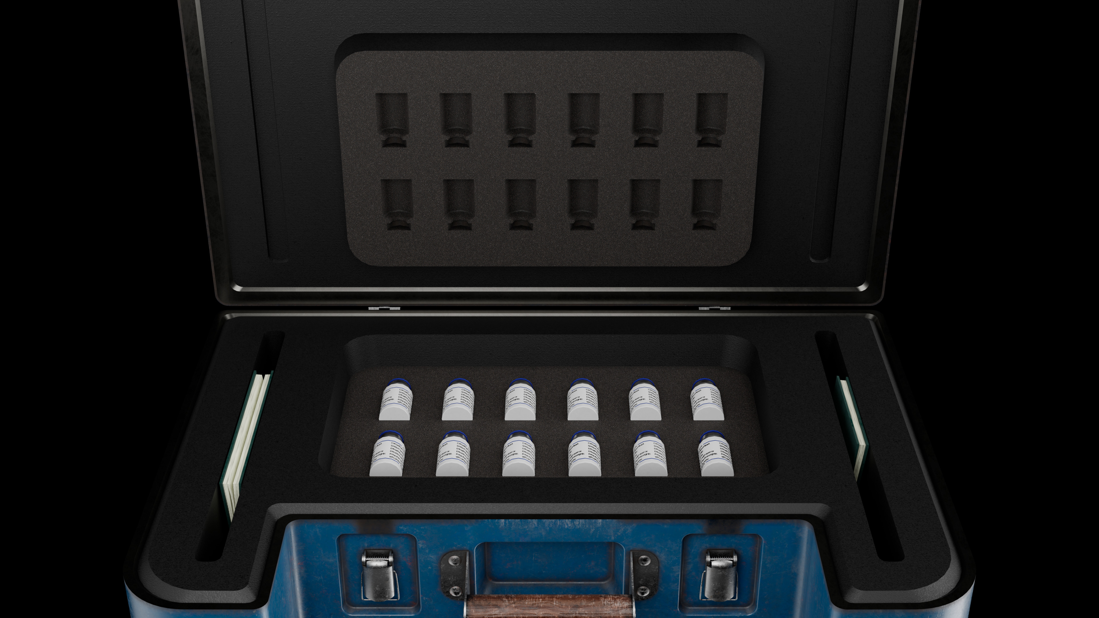 Medical box Low-poly 3D model_11