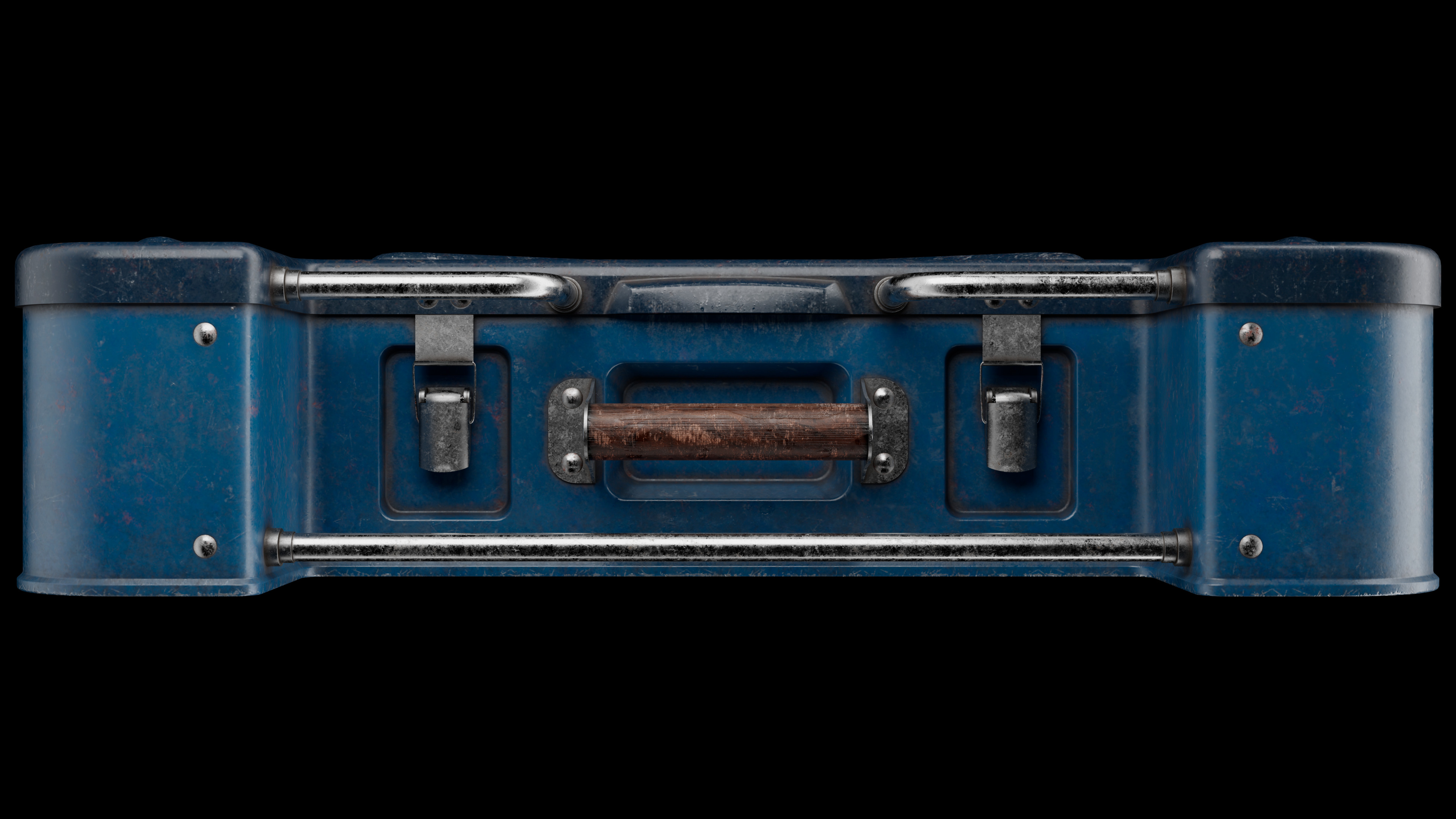 Medical box Low-poly 3D model_4