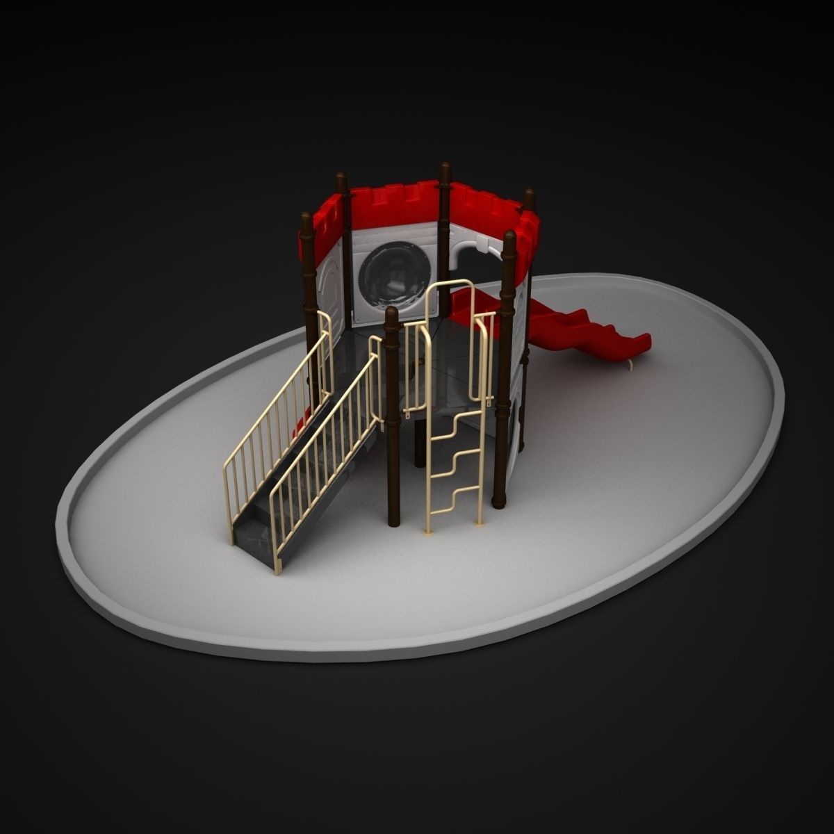 Outdoor Gazibo 124 3D model_3