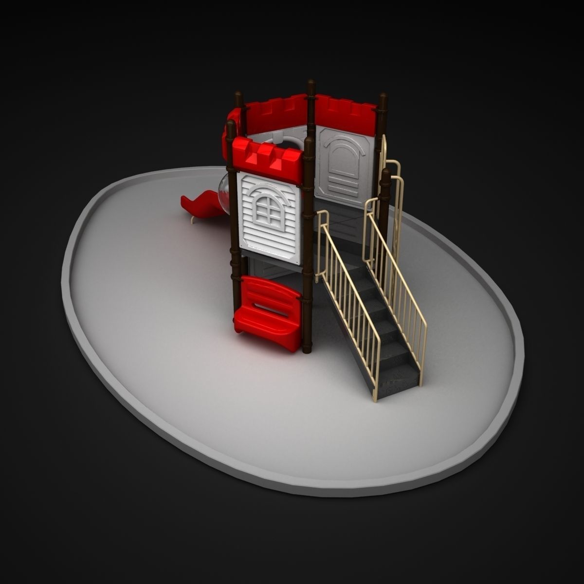 Outdoor Gazibo 124 3D model_4