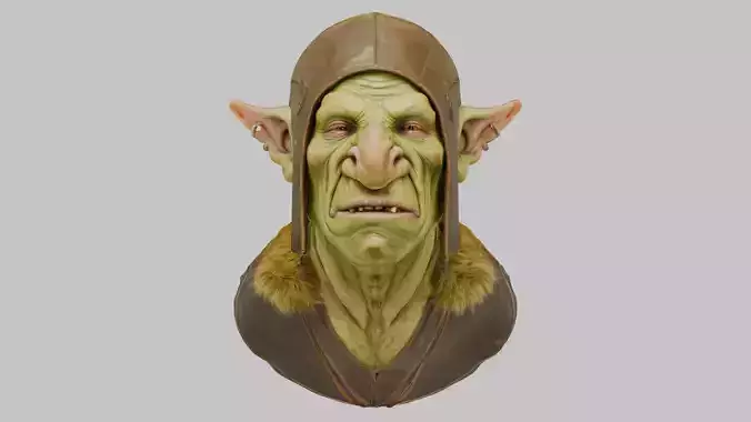 Stylized Goblin Head