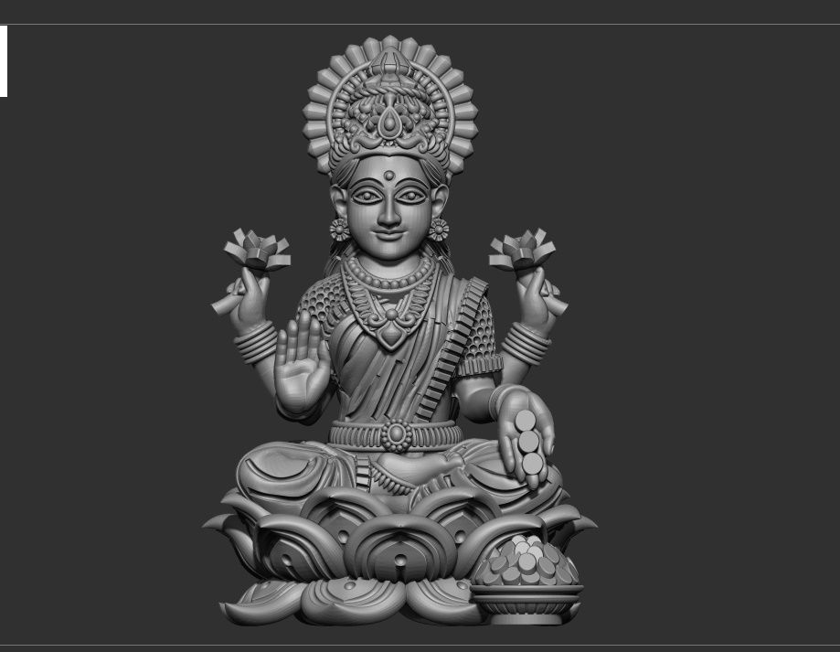 Laxmi ji  3D print model_1