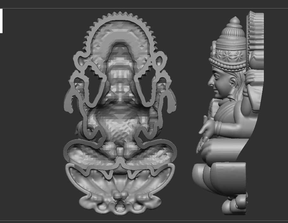 Laxmi ji  3D print model_1