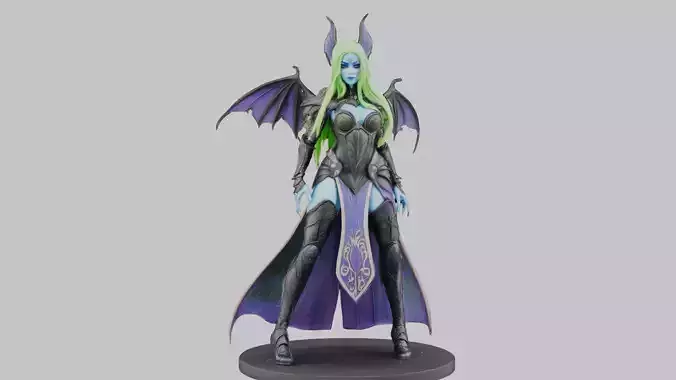 Enchantress of Shadow 3D model