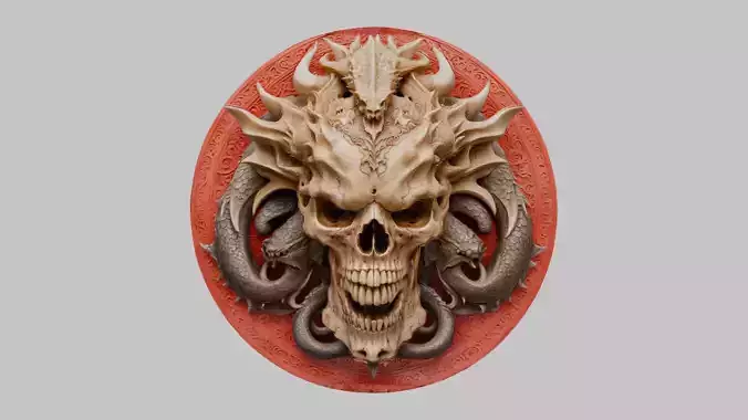 Dragons Skull Emblem