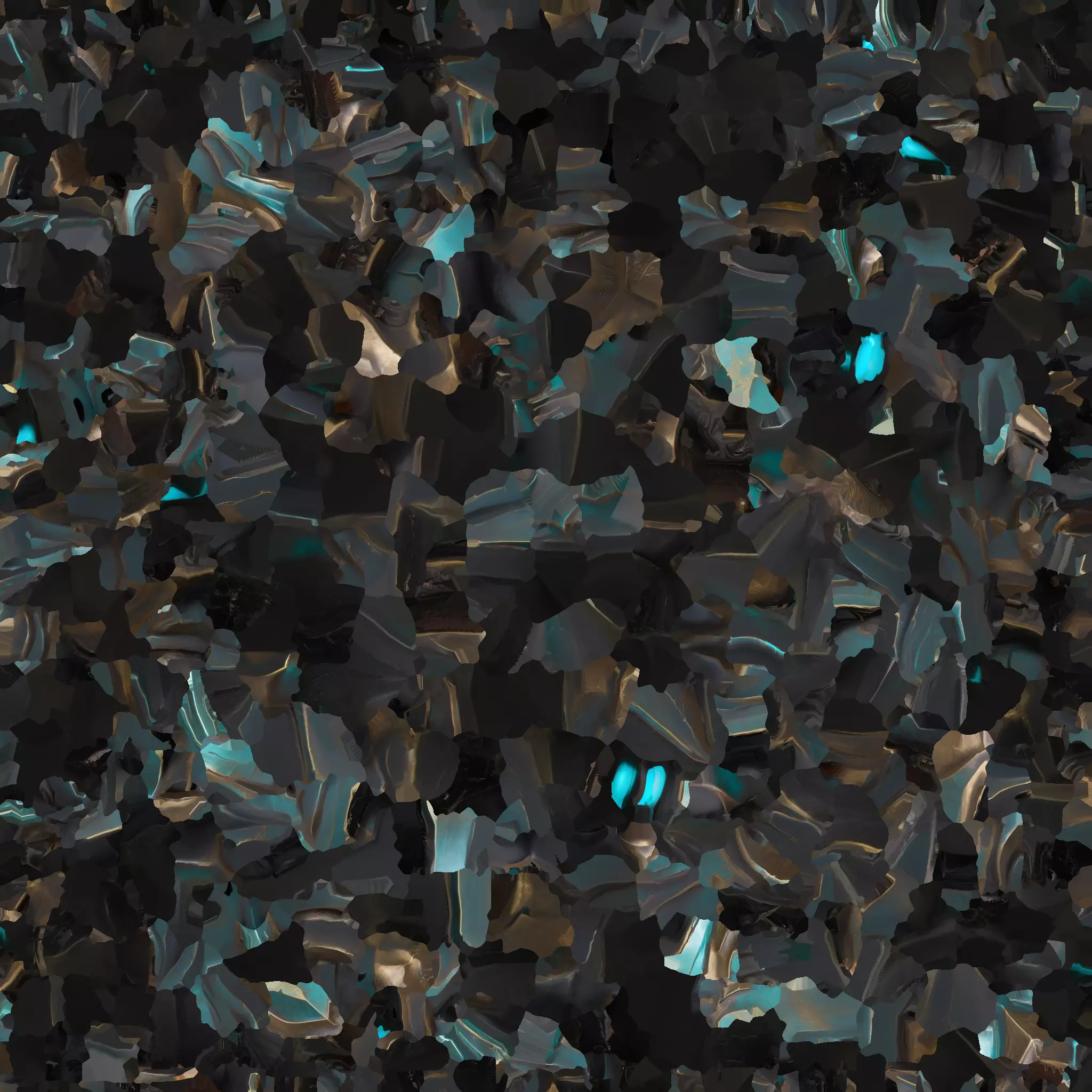 Dark Sentinel Mask Low-poly 3D model_8