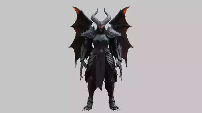 Dark Fantasy Humanoid Warrior