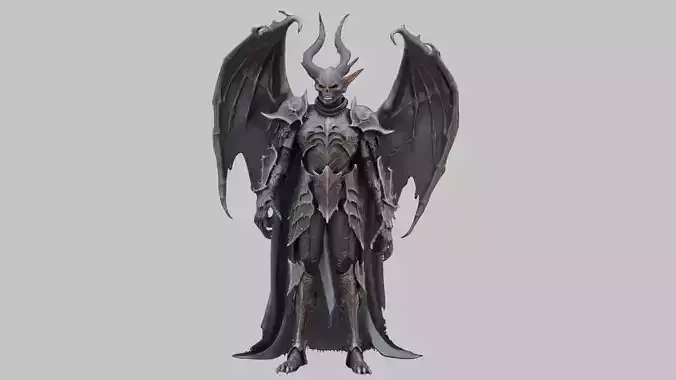 Dark Fantasy Humanoid Warrior