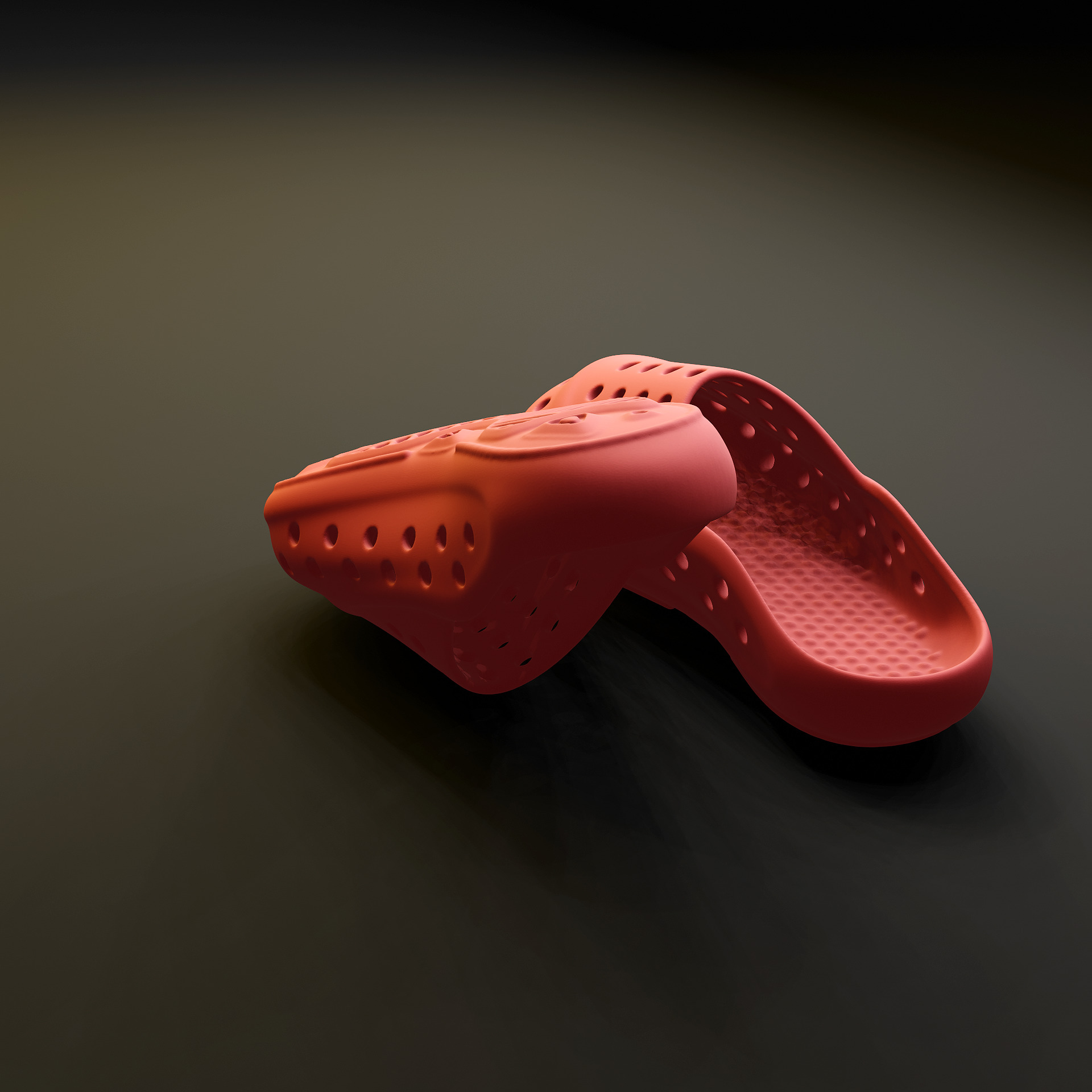 Earth Walkers foam slippers 3D print model_5