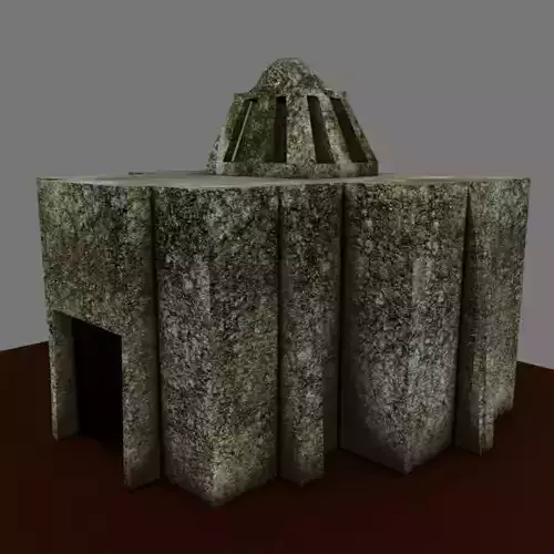 Abandoned ancient temple