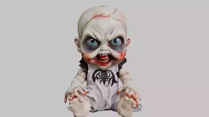 Creepy Porcelain Doll