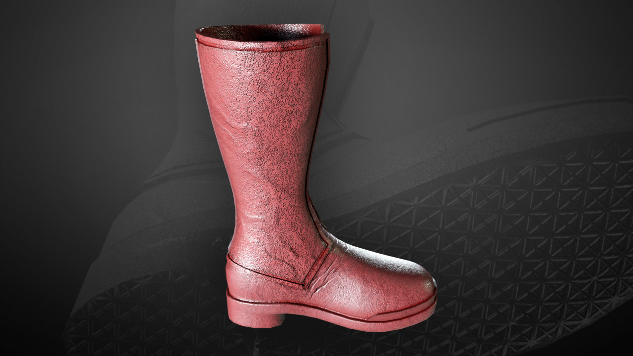 New Superman Boot 2025 David Corenswet Inspired  Low-poly 3D model_6