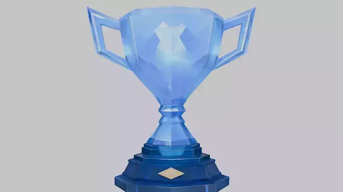 Blue Crystal Trophy