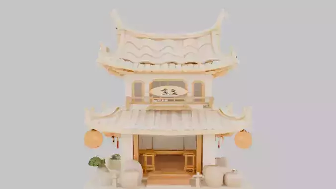 Stylized Fantasy Viking Village