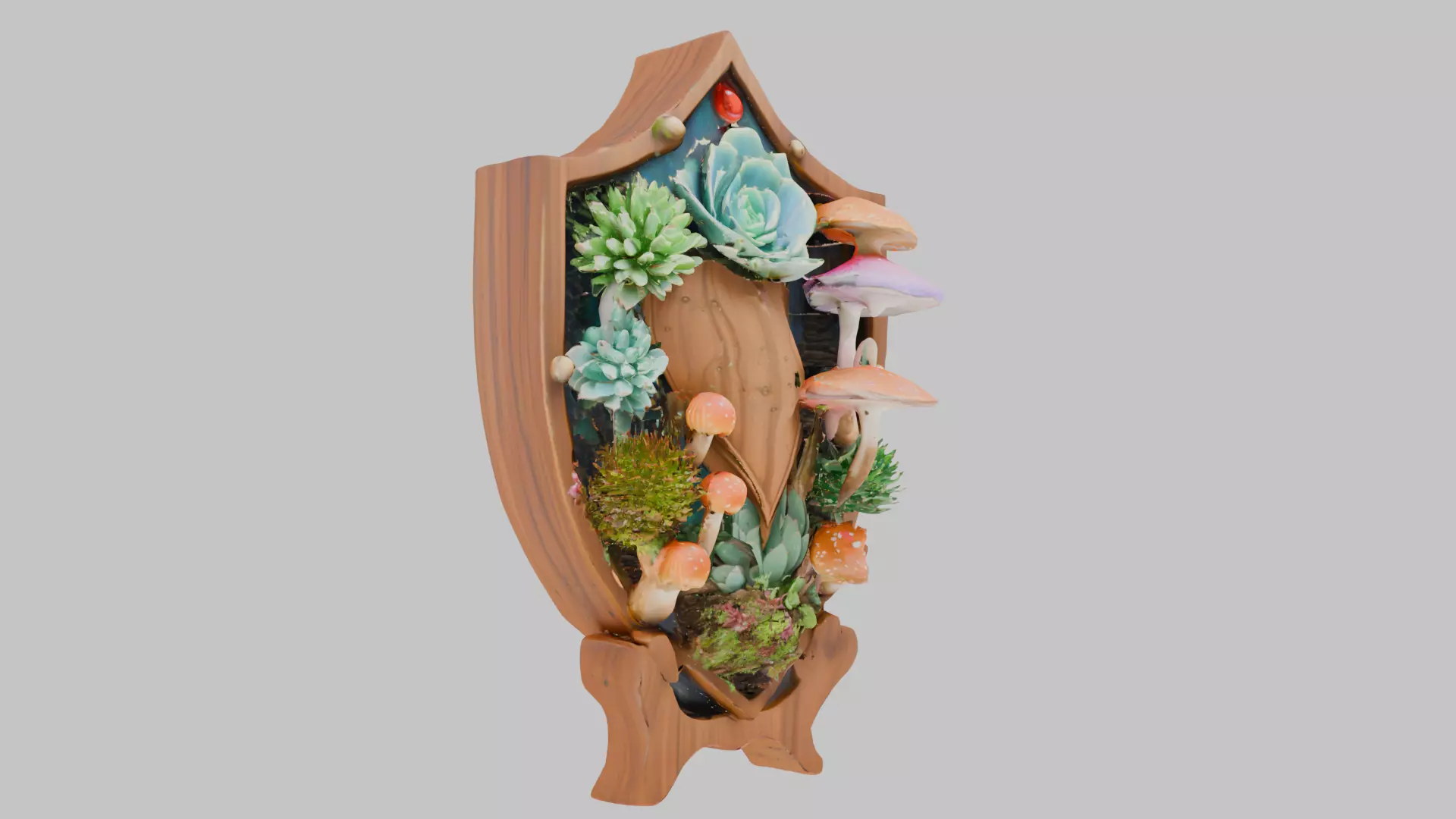 Stylized Female Figure Collection Low-poly 3D model_1