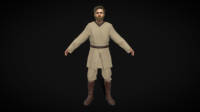 ObiWan Kenobi Ewan McGregor 3D model