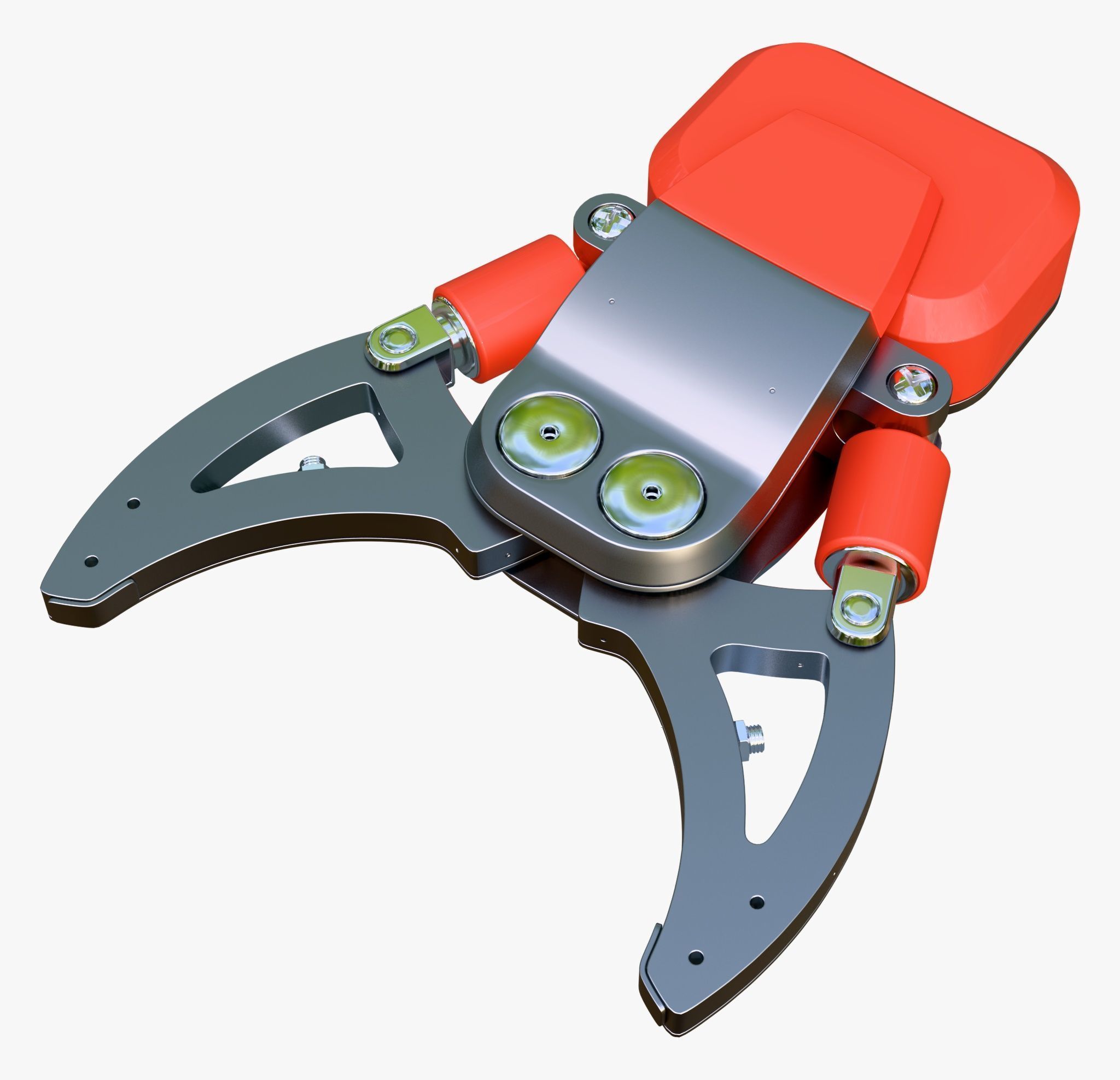 Hydraulic Grapple Claw Grabber M2 3D model_1