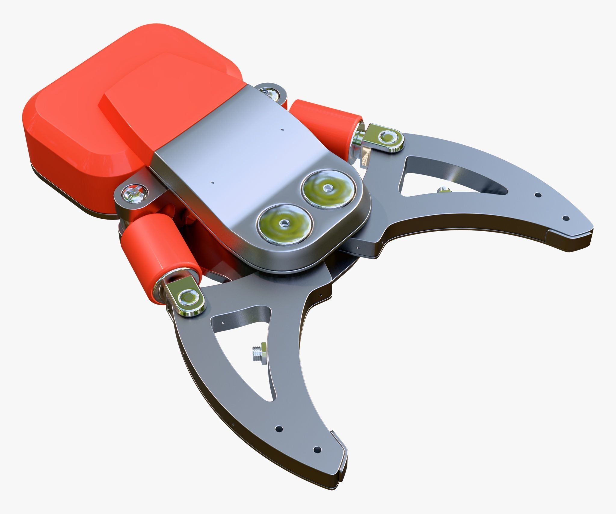 Hydraulic Grapple Claw Grabber M2 3D model_5