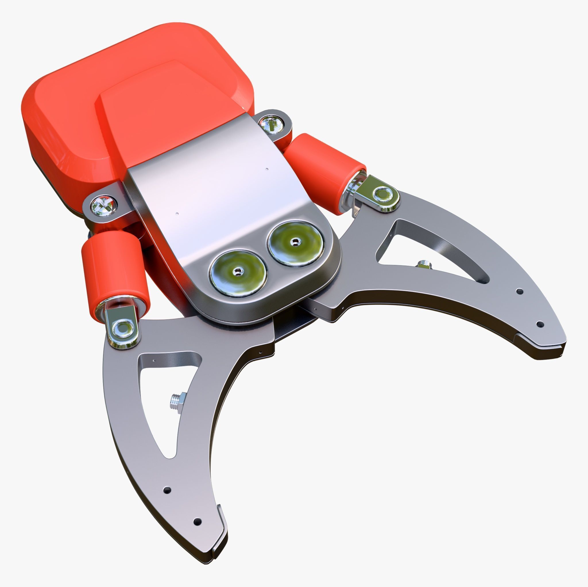 Hydraulic Grapple Claw Grabber M2 3D model_4