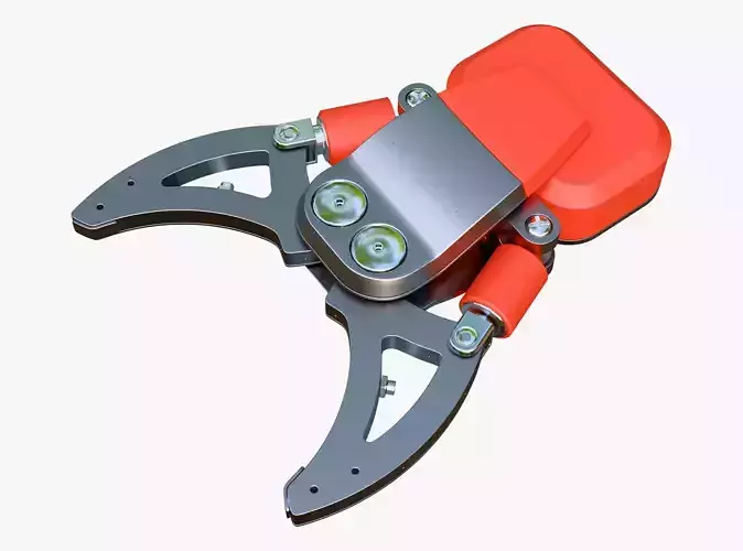 Hydraulic Grapple Claw Grabber M2 3D model