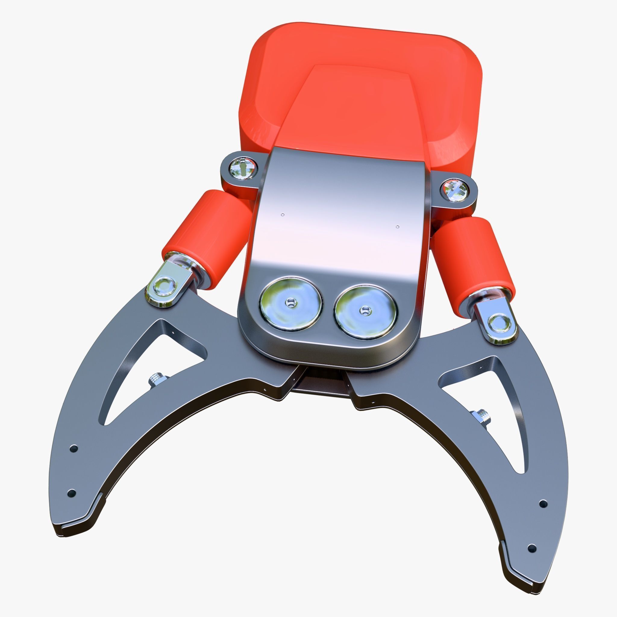 Hydraulic Grapple Claw Grabber M2 3D model_2