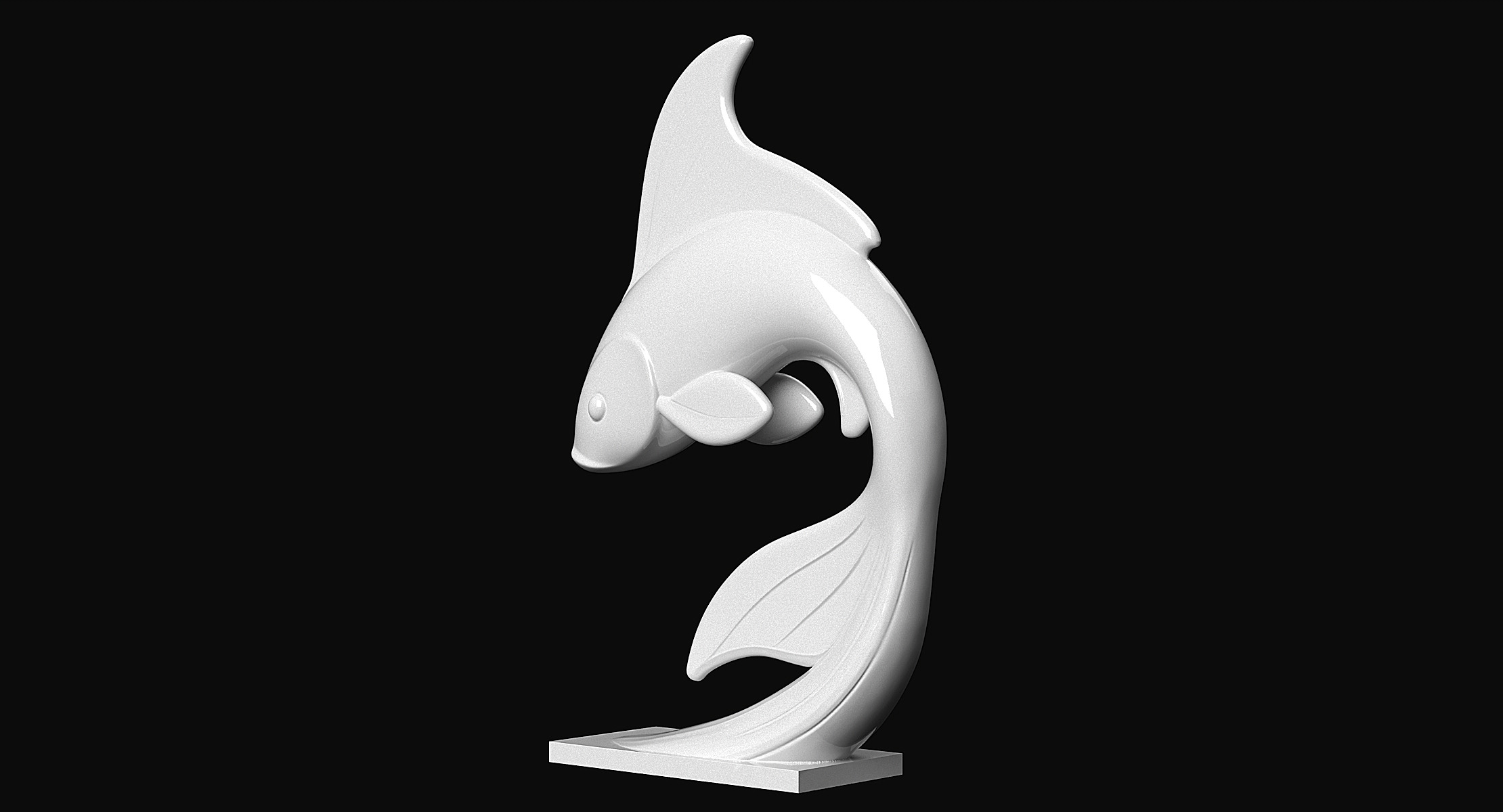 Koi Fish 3D print model_3