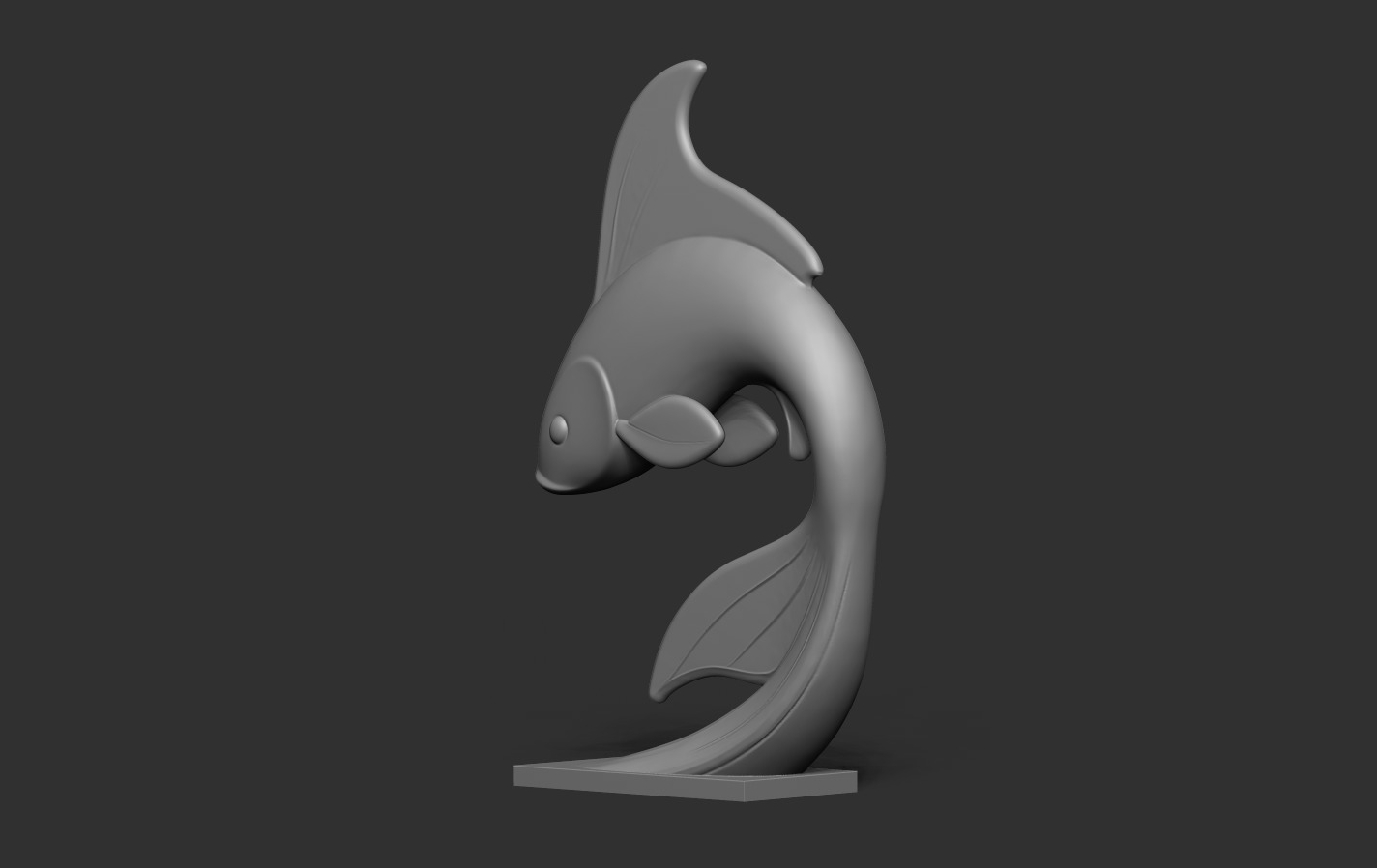 Koi Fish 3D print model_13