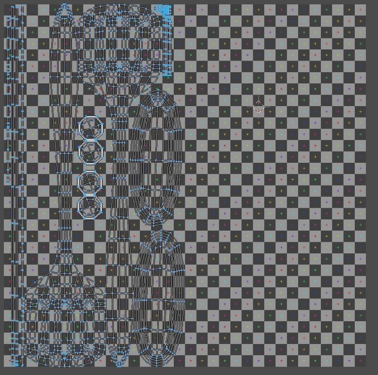 Spatula wooden handle 3D model_13