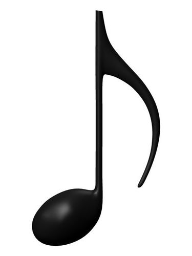 Music Note Free 3D model