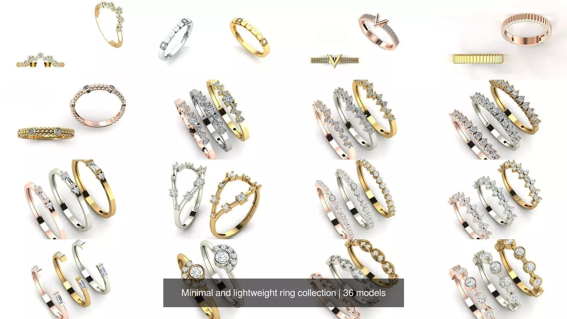 Minimal and lightweight ring collection _1