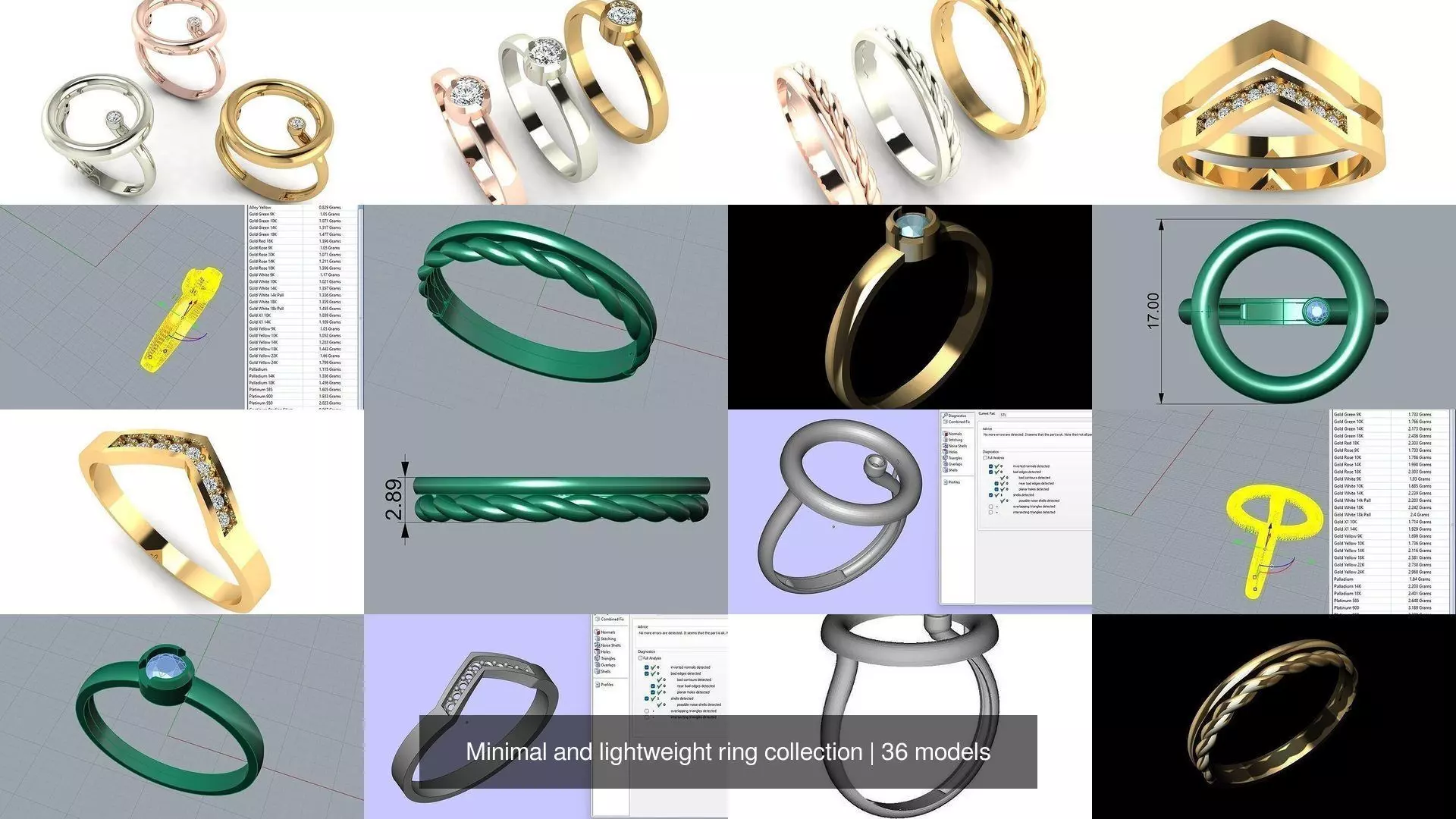 Minimal and lightweight ring collection _5